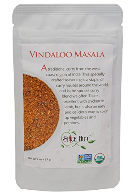 The Spice Hut Organic Vindaloo Masala Seasoning Quick Easy Spice Blend for Indian Cooking 2 oz The Spice Hut Organic Vindaloo Masala Seasoning Quick Easy Spice Blend for Indian Cooking 2 oz
