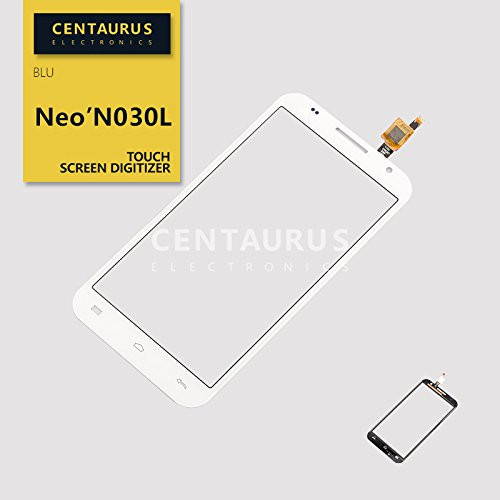 CENTAURUS Front Touch Screen Digitizer Panel Glass Part Replacement for BLU Neo 55  N030L  White   NO LCD
