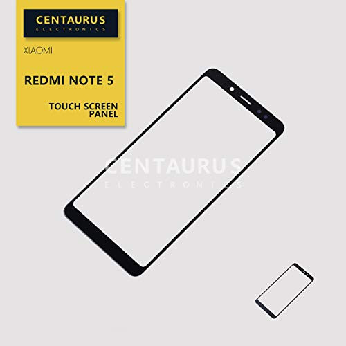 CENTAURUS Replacement for Redmi Note 5 Front Outer Touch Screen Lens Panel Black  NO Cable  Compatible with Xiaomi Redmi Note 5 60 inch