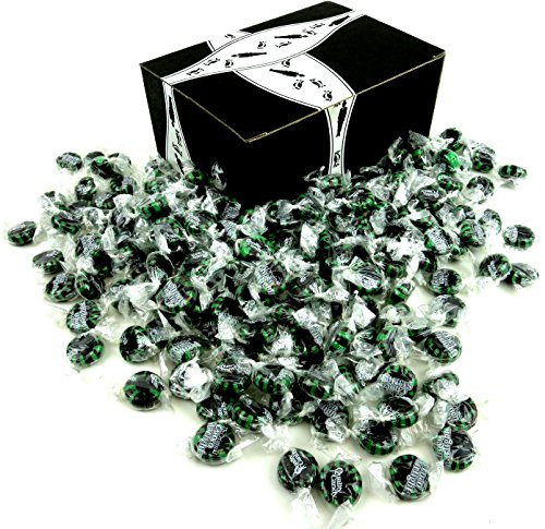 Choco Chocolate Starlight Mints 2 lb Bag in a BlackTie Box