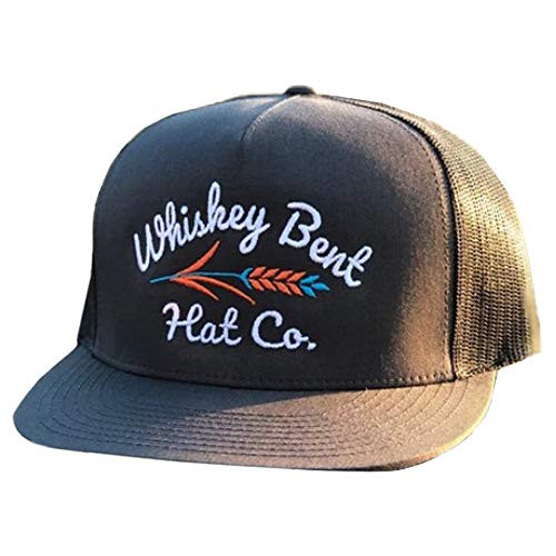 Whiskey Bent Hat Co Troubador Adjustable Hat  Grey Black