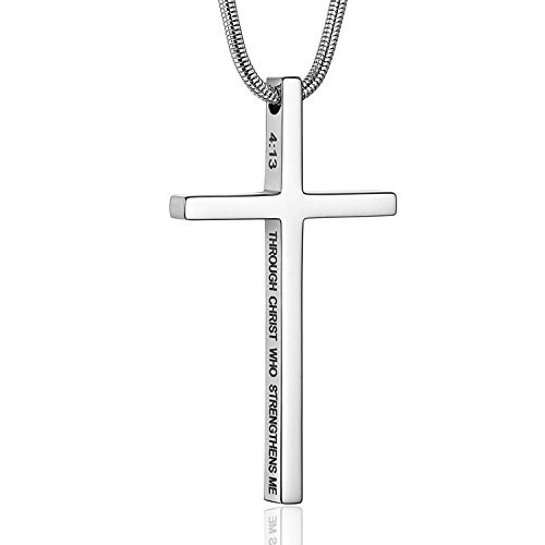 XOYOYZU Cross Necklace for Men Boys 