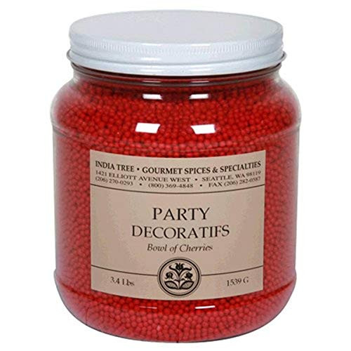 India Tree Bowl of Cherries Non Pareil Party Decoratifs 34 lb