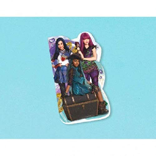Amscan 398692 Die Cut Notepad Favor   Disney Descendants 2 Collection Blue