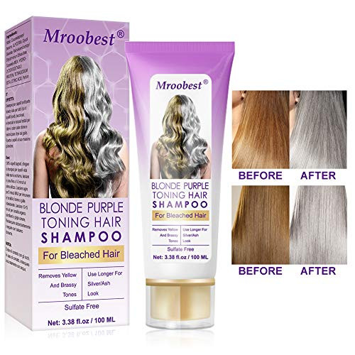 Purple Shampoo No Yellow Shampoo Purple Shampoo for Blonde Hair Brassy Silver ? Color Treated Hair Moisturizer Bleached Highlighted Hair Bleached Hair Toner Purple Shampoo No Yellow Shampoo Purple Shampoo for Blonde Hair Brassy Silver ? Color Treated Hair Moisturizer Bleached Highlighted Hair Bleached Hair Toner
