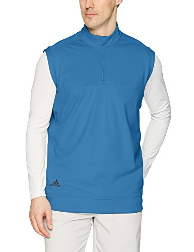 adidas Golf Men s Classic Club 1 4 Zip Vest Trace Royal Small
