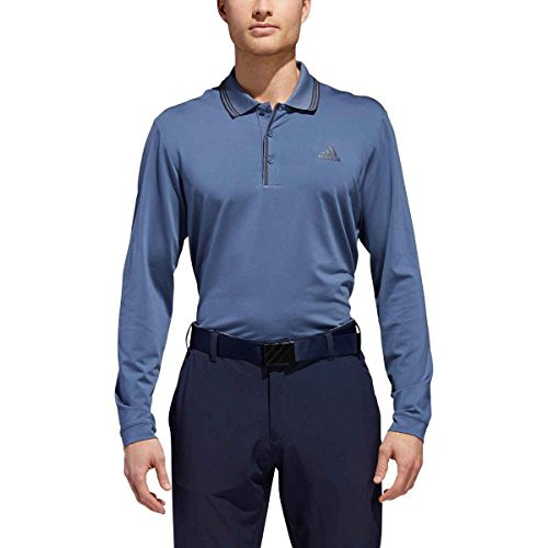 adidas Golf Men s Ultimate Long Sleeve Thermal Polo X Large Tech Ink F