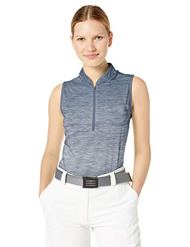 adidas Golf Women s Novelty Sleeveless Polo Tech Ink X Large