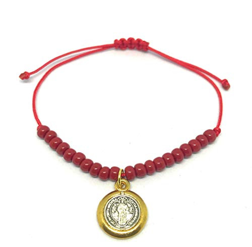 Red Saint Benedict Thread Bracelet Pulsera Roja de hilo de San Benito Red Saint Benedict Thread Bracelet Pulsera Roja de hilo de San Benito