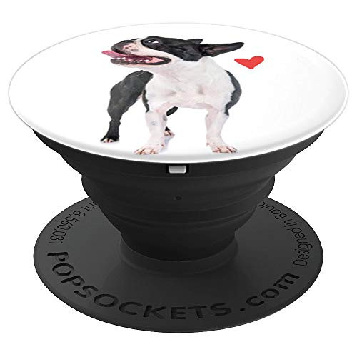 Cute Boston Terrier Picture PopSockets Grip and Stand for Phones and Tablets