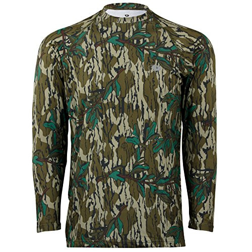 Mossy Oak Men s Camo Long Sleeve Performance Tech Tee Hunting Shirt Greenleaf X Large Mossy Oak Men s Camo Long Sleeve Performance Tech Tee Hunting Shirt Greenleaf X Large