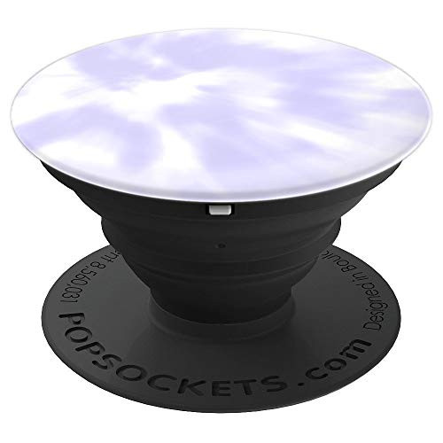 Aesthetic Lilac Pastel Light Purple Tie Dye PopSockets Grip and Stand for Phones and Tablets