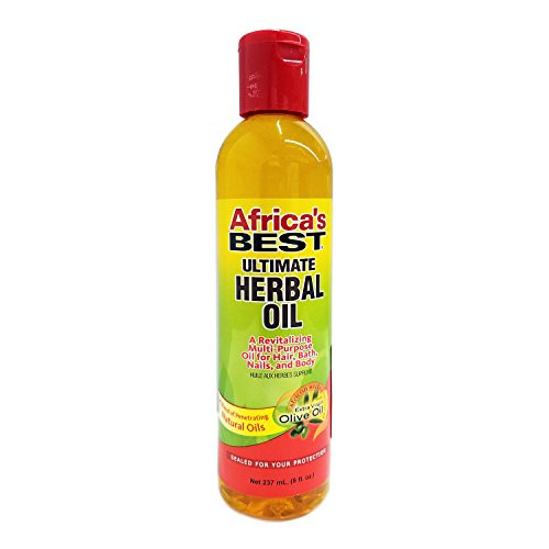 Africa s Best Ultimate Herbal Oil 8 Ounces  Pack of 3