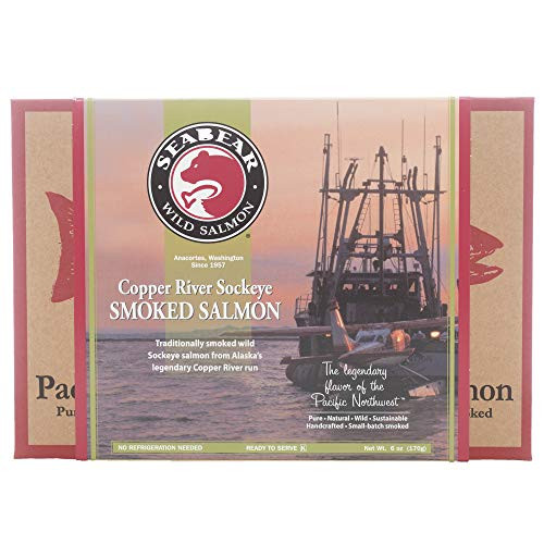 SeaBear   Copper River Smoked Sockeye Salmon   6oz