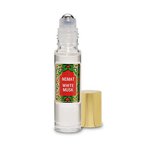 White Musk Perfume Oil Roll On White Musk Fragrance Oil Roller No Alcohol Perfumes for Women and Men by Nemat Fragrances 10 ml 033 fl Oz White Musk Perfume Oil Roll On White Musk Fragrance Oil Roller No Alcohol Perfumes for Women and Men by Nemat Fragrances 10 ml 033 fl Oz