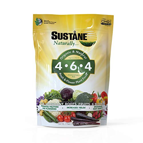 Sustane 4645lb Fertilizer 5 lb Brown
