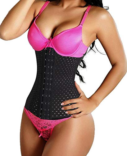 SAYFUT Waist Cincher Trainer Body Tummy Girdle Control Corset Sport Shaper Belly Black S