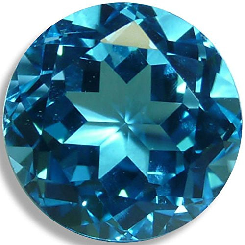 OptimaGem Swiss Blue Topaz Round 3mm 12mm Loose Gemstones  5mm