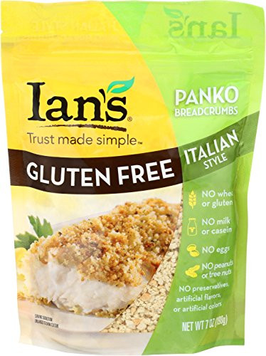 Ians Natural Foods Panko Breadcrumbs Italian Gluten Free 7 Ounce