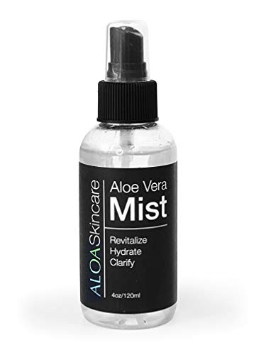 ALOA Skincare Aloe Mist 4oz Face Toner Organic Formula for Clear Skin