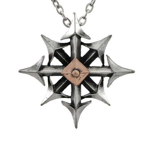 Alchemy Gothic Chaos star pendant by of England Silver