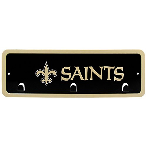 NFL Siskiyou Sports Fan Shop New Orleans Saints Wall Mounted Key Rack One Size Team Color