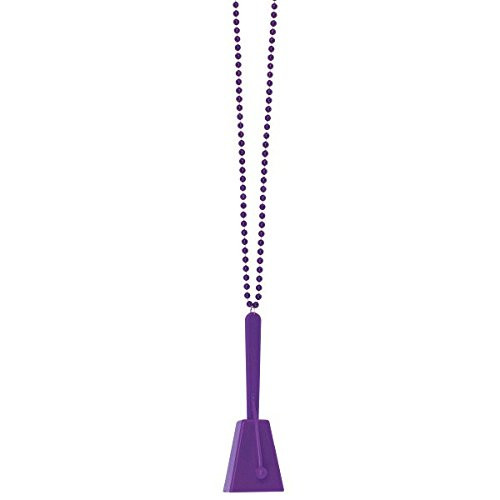Purple Clacker Necklace Party Accessory