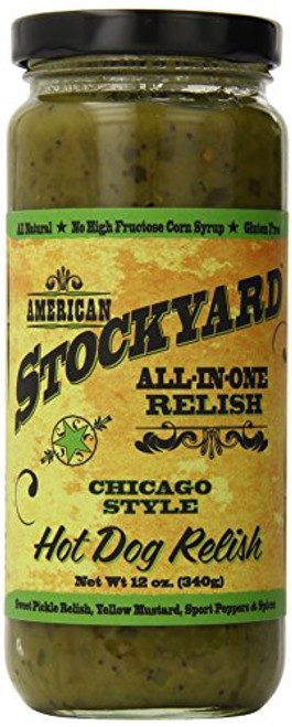 American Stockyard Chicago Style Hot Dog Relish 12 Ounce