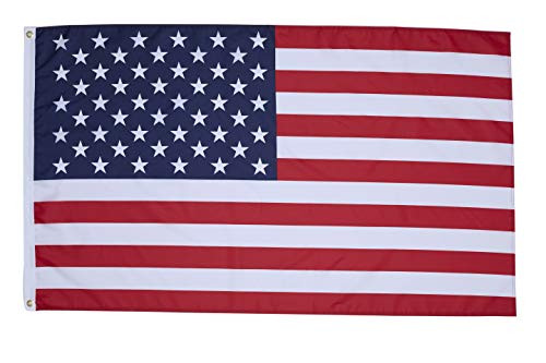American US National Flag   3x5 ft USA Flags Vivid Color Brass Grommets Polyester Large Banners for Indoor Outdoors