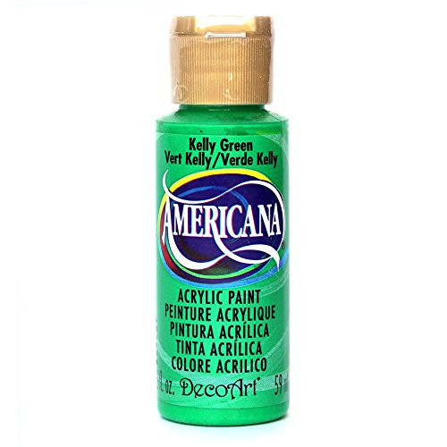 DecoArt Americana Acrylic Paint 2 Ounce Kelly Green