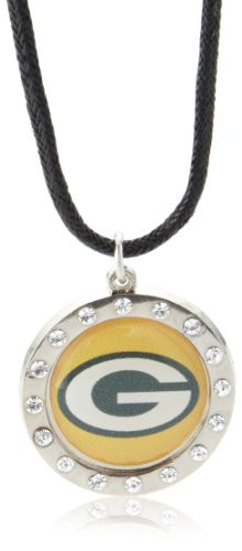 NFL Green Bay Packers Crystal Circle Necklace