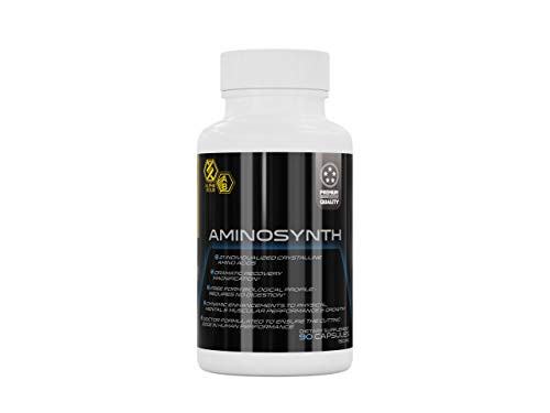 AminoSynth Dietary Supplement Energy Pills 21 Essential Amino Acids BCAA Stamina Booster Amino Complex for Prolific Keto Preworkout Endurance Muscle Growth Vascular Health Performance 90 capsules AminoSynth Dietary Supplement Energy Pills 21 Essential Amino Acids BCAA Stamina Booster Amino Complex for Prolific Keto Preworkout Endurance Muscle Growth Vascular Health Performance 90 capsules