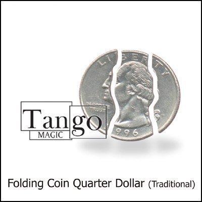 Tango Folding Quarter Coin in a Bottle Magic Trick