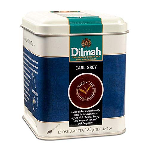 Dilmah Earl Grey Tea Loose Leaf 44 Oz Tin