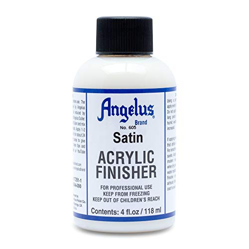 Angelus Acrylic Leather Paint Satin Finisher 605 4 Ounces Angelus Acrylic Leather Paint Satin Finisher 605 4 Ounces