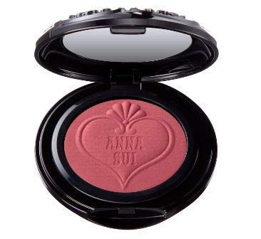 ANNA SUI Black Powder Blush Lady like Red Light Red Cheek Blush 6 grams