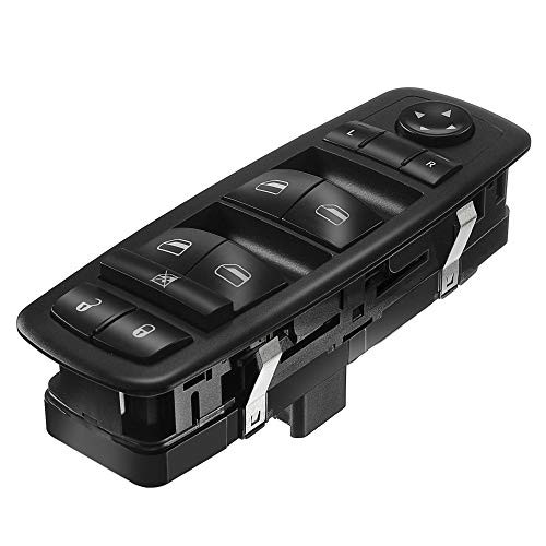 A Premium Power Window Switch Replacement for Chrysler Town   Country Dodge Grand Caravan Jeep Liberty without Power Folding Mirrors  2008 2009 Front Left