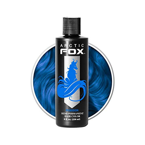 Arctic Fox Vegan and Cruelty Free Semi Permanent Hair Color Dye  8 Fl Oz POSEIDON