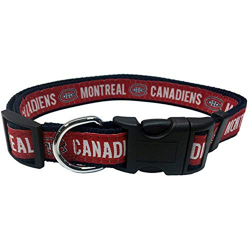 Pets First NHL Montreal Canadiens Collar for Dogs   Cats Small   Adjustable Cute   Stylish  The Ultimate Hockey Fan Collar