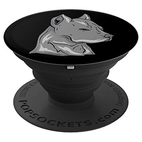 Pitbull Head American Bully Dog Lover Pet Owner PopSockets Grip and Stand for Phones and Tablets Pitbull Head American Bully Dog Lover Pet Owner PopSockets Grip and Stand for Phones and Tablets