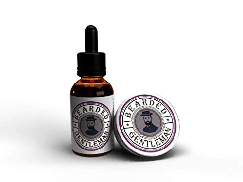 Bearded Gentleman Premium Beard Grooming Combo Kit   Southern Gentleman   Bourban Pecan Pie   100  Natural   Beard oil   Beard Balm Conditioner