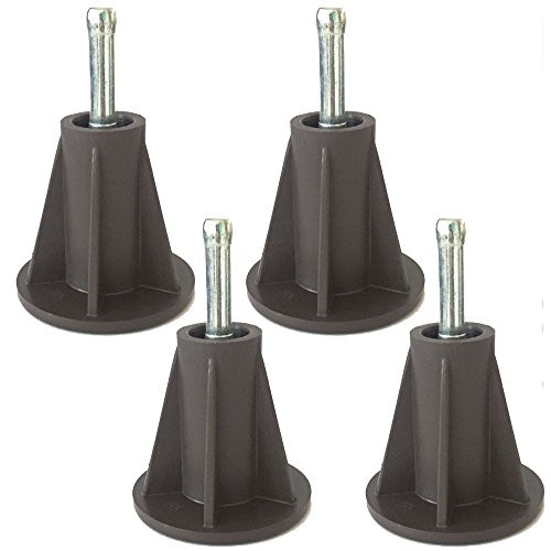 Bed Frame Feet Replacement, Plastic Bed Frame Glide Leg To Replace Your Wheels, Set of 4
