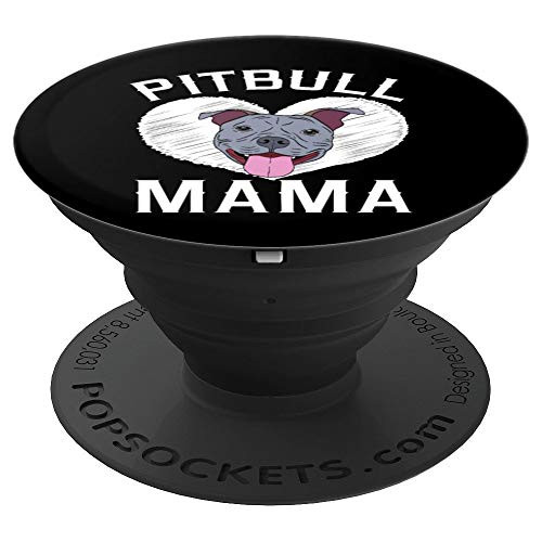 Pitbull Mama Pitt Bully Dog Lover PopSockets Grip and Stand for Phones and Tablets Pitbull Mama Pitt Bully Dog Lover PopSockets Grip and Stand for Phones and Tablets
