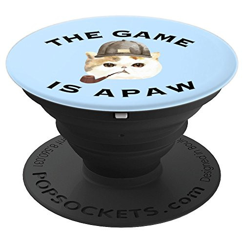 Sherlock Holmes The Game is Afoot or Apaw for Fans of Holmes PopSockets Grip and Stand for Phones and Tablets