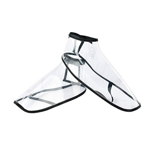 Yebeauty Barber Shoes Cover PVC Shoe Cover Foots Covers Hair Stylist Shoes Cloth Dust proof Water proof Cover Hairdressing Tools for Hair Salon 1 Pair   Size L