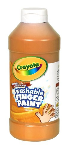 Binney & Smith Crayola(R) Washable Finger Paint, 16 Oz., Orange