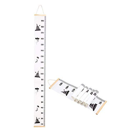 Baby Growth Chart Handing Ruler Wall Decor for Kids Canvas Removable Height Growth Chart 79  x 79   Cartoon