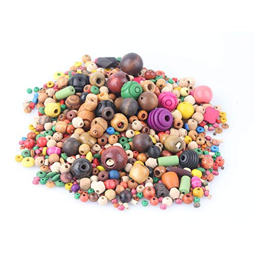 TangTanger 600  Pcs Assorted Size Resin Buttons 2 and 4 Holes Round Craft for Sewing DIY Crafts Children s Manual Button Painting  Wooden