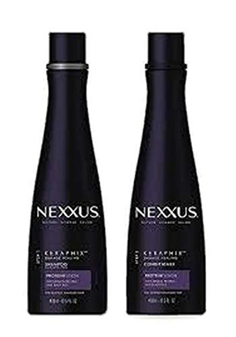 1 Nexxus KERAPHIX Shampoo 1 Nexxus KERAPHIX Conditioner 135 oz 400 ml EACH Damage Healing Keratin Protein and Black Rice For Severely Damaged Hair 1 Nexxus KERAPHIX Shampoo 1 Nexxus KERAPHIX Conditioner 135 oz 400 ml EACH Damage Healing Keratin Protein and Black Rice For Severely Damaged Hair
