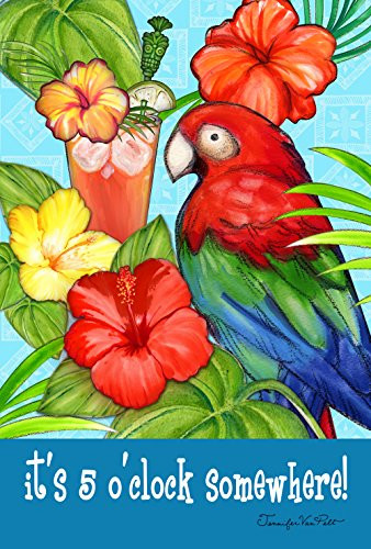 Toland Home Garden 1010396 It s Five 28 x 40 Inch Decorative House Flag  28  x 40